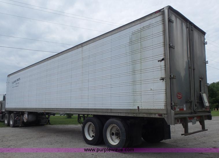 image for item K7732 1987 Dorsey Liteguard 86 refrigerated van trailer