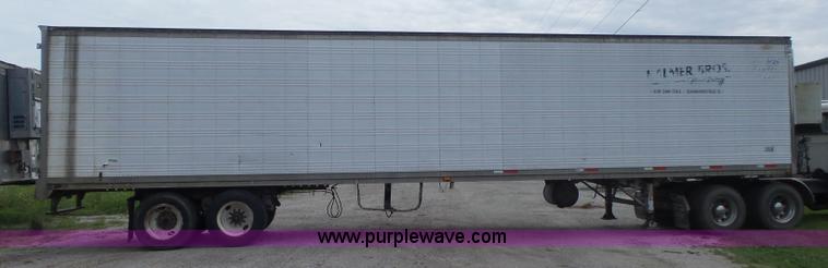 image for item K7732 1987 Dorsey Liteguard 86 refrigerated van trailer