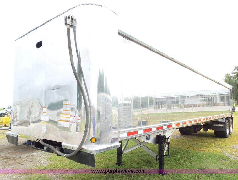 image for item L5506 2014 Clement ADW3860 double wall aluminum end dump trailer