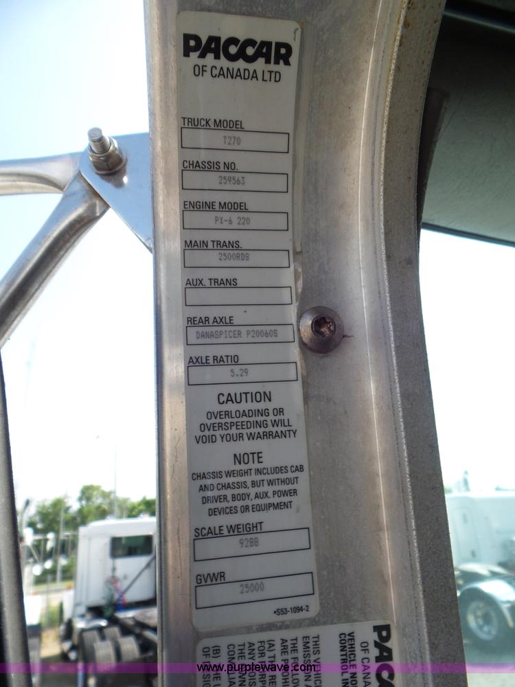 image for item L6823 2009 Kenworth T270 box truck