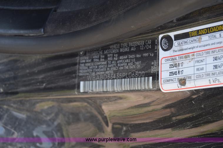 image for item K2950 2005 BMW 325i