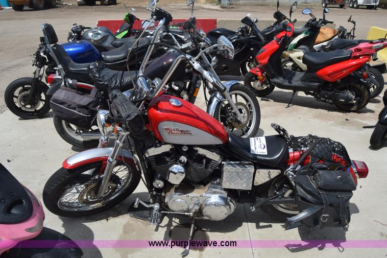 image for item K2960 2002 Harley Davidson XL1200C Sportster motorcycle