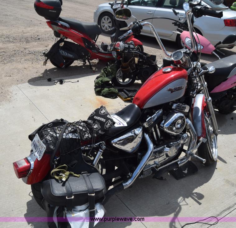 image for item K2960 2002 Harley Davidson XL1200C Sportster motorcycle