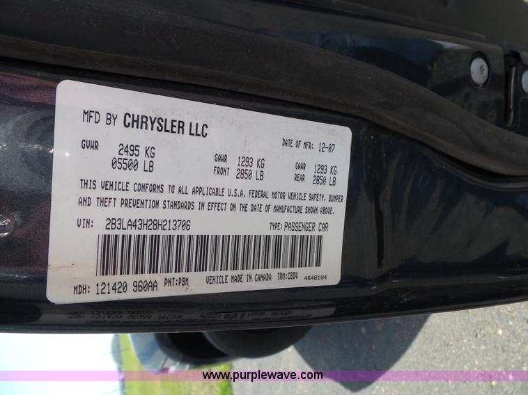 image for item J4014 2008 Dodge Charger