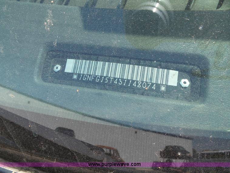 image for item J4020 2003 Chevrolet Express 1500 van