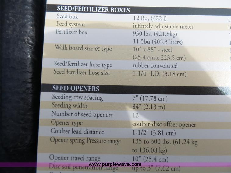 image for item AV9890 HayBuster 77C no-till grain drill