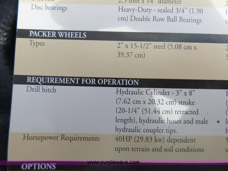 image for item AV9890 HayBuster 77C no-till grain drill