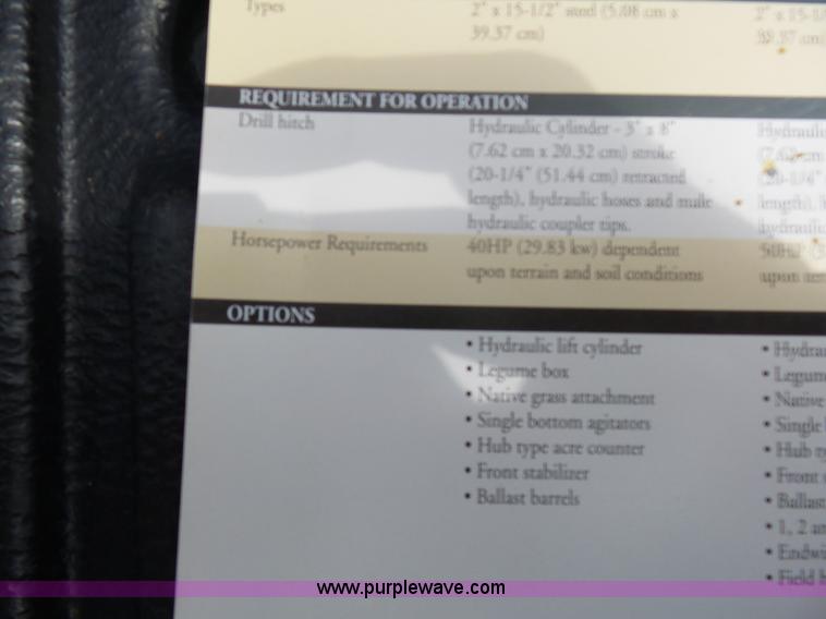 image for item AV9890 HayBuster 77C no-till grain drill