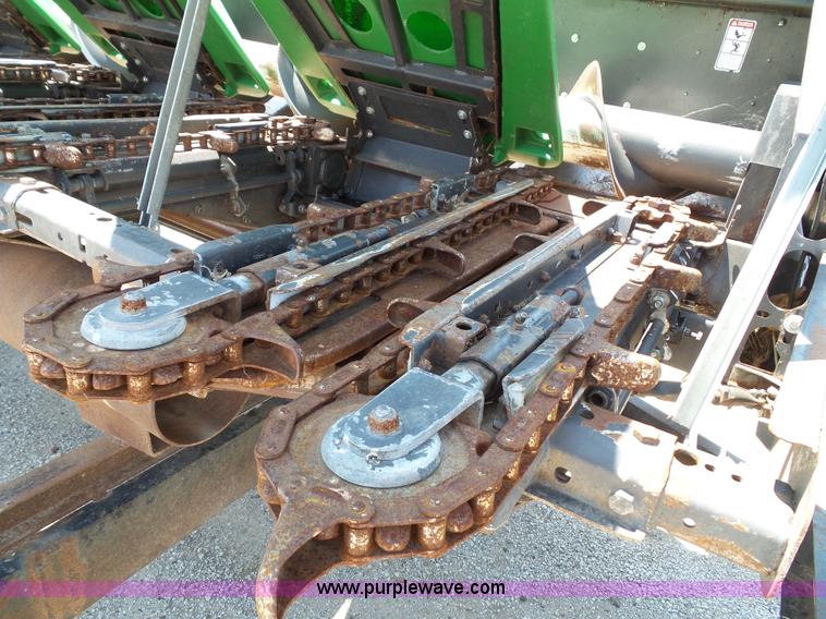 image for item BG9301 2010 Drago L8 row crop head with Jantz trailer