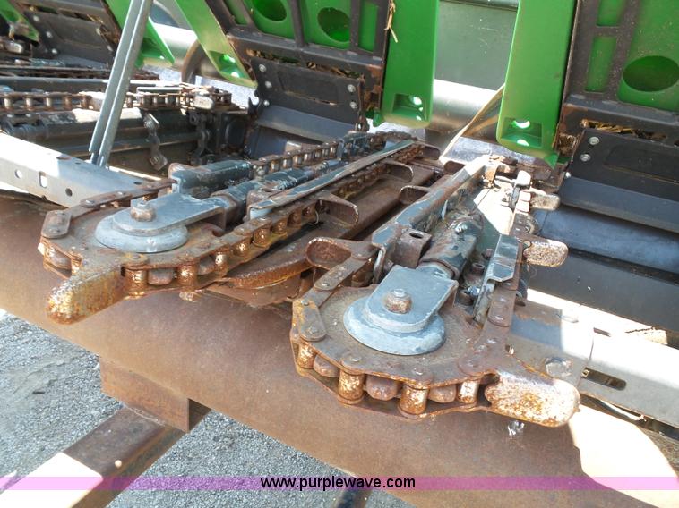 image for item BG9301 2010 Drago L8 row crop head with Jantz trailer