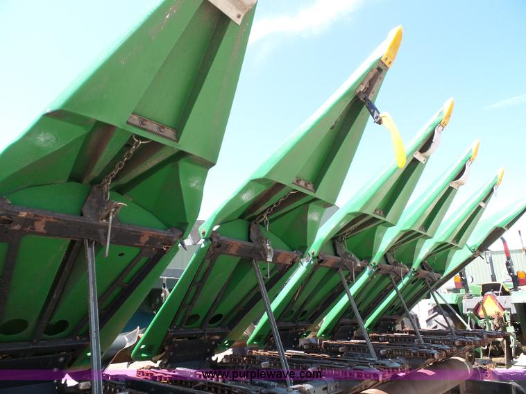 image for item BG9301 2010 Drago L8 row crop head with Jantz trailer