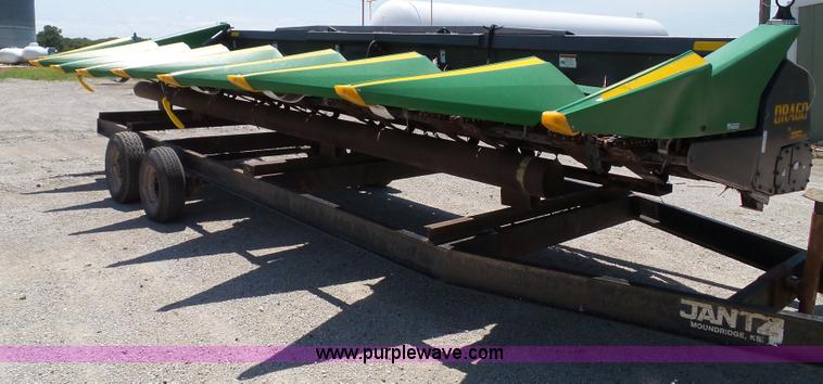 image for item BG9301 2010 Drago L8 row crop head with Jantz trailer