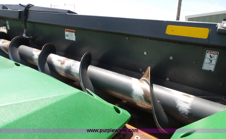 image for item BG9301 2010 Drago L8 row crop head with Jantz trailer