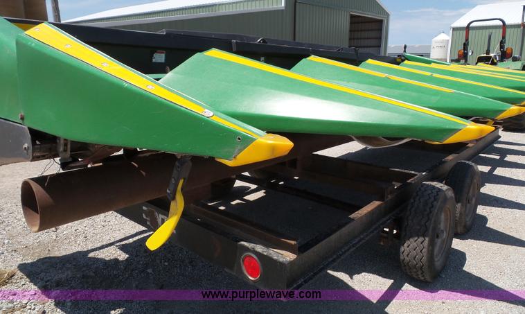 image for item BG9301 2010 Drago L8 row crop head with Jantz trailer