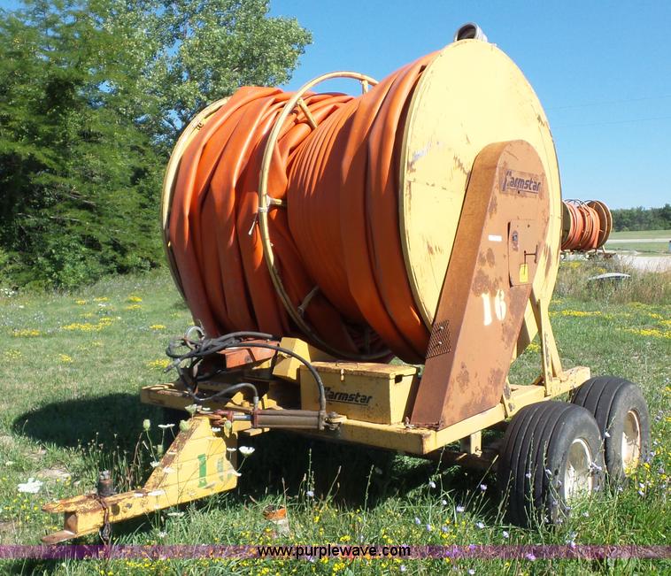 image for item BS9711 Farm Star 600 hose reel trailer