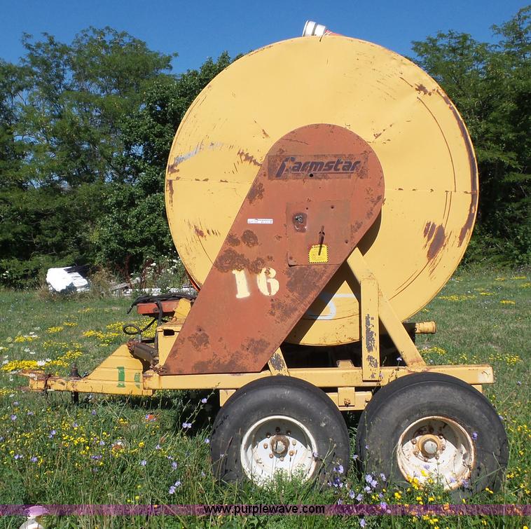 image for item BS9711 Farm Star 600 hose reel trailer