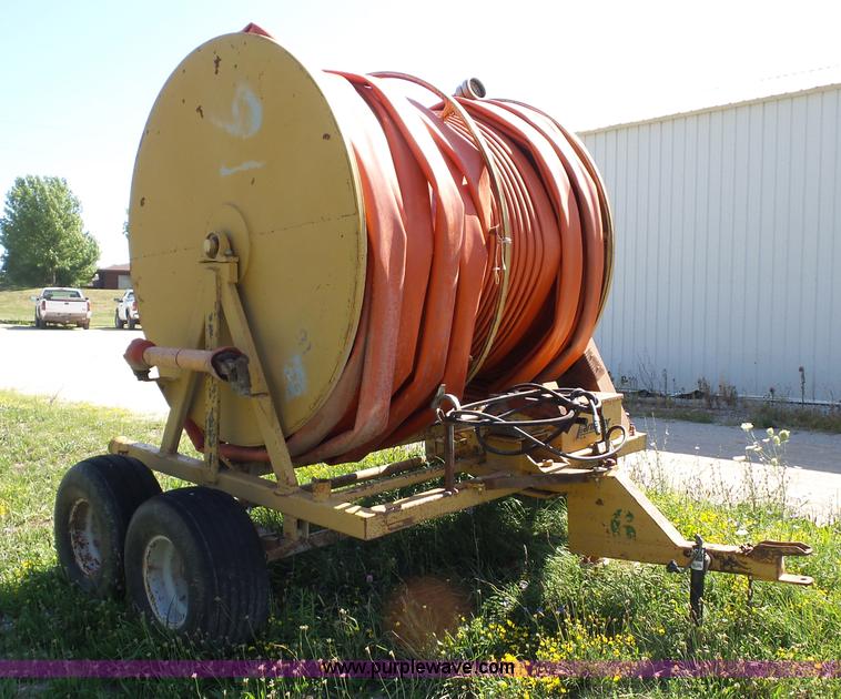 image for item BS9711 Farm Star 600 hose reel trailer