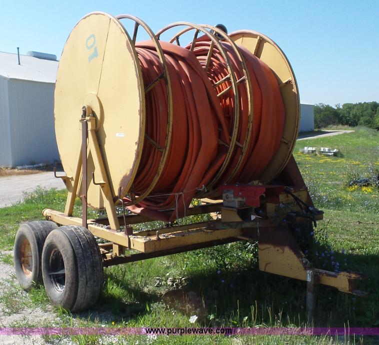 image for item BS9712 Farm Star 600 hose reel trailer