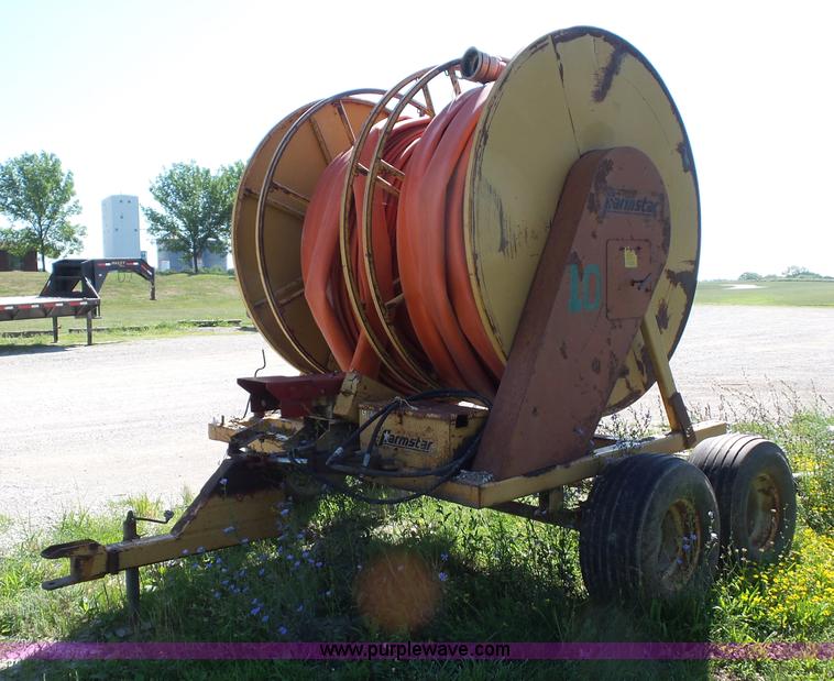 image for item BS9712 Farm Star 600 hose reel trailer