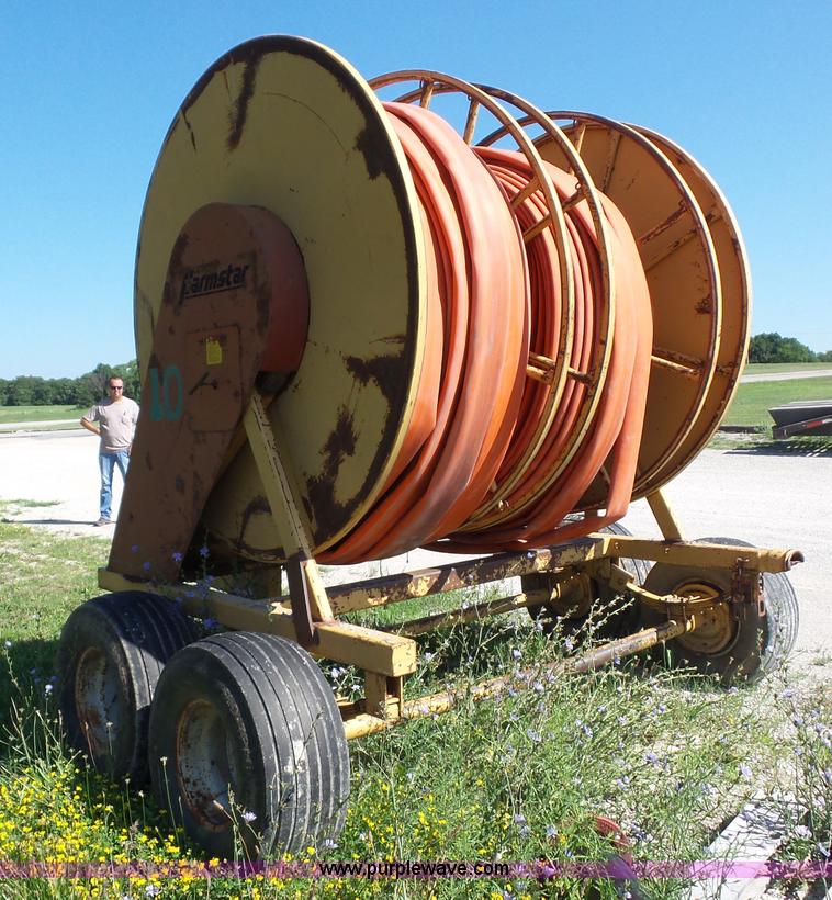 image for item BS9712 Farm Star 600 hose reel trailer