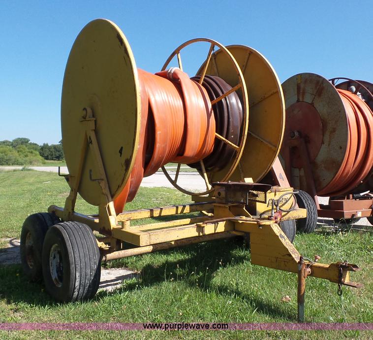 image for item BS9713 Farm Star 600 hose reel trailer