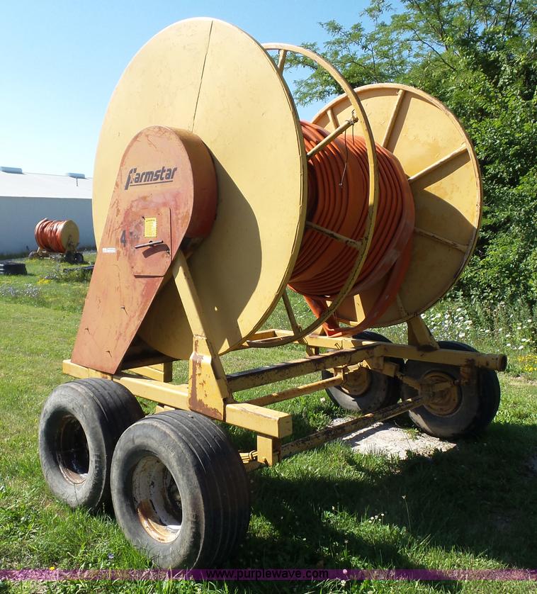 image for item BS9713 Farm Star 600 hose reel trailer