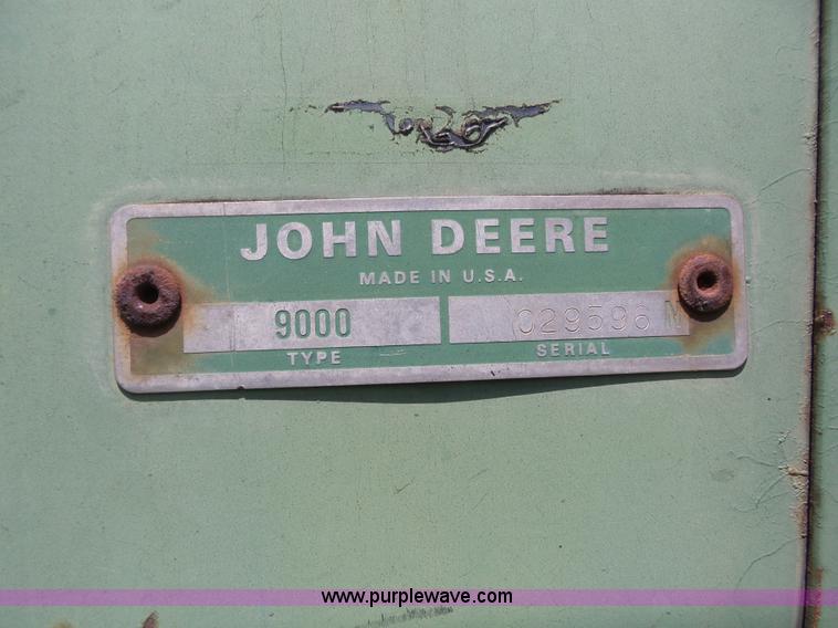 image for item BZ9651 John Deere 9350 grain drill