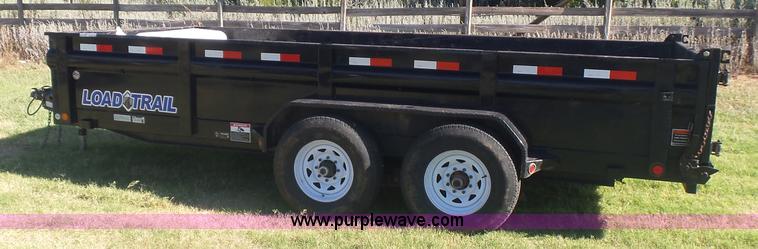 image for item CD9352 2015 Load Trail dump trailer