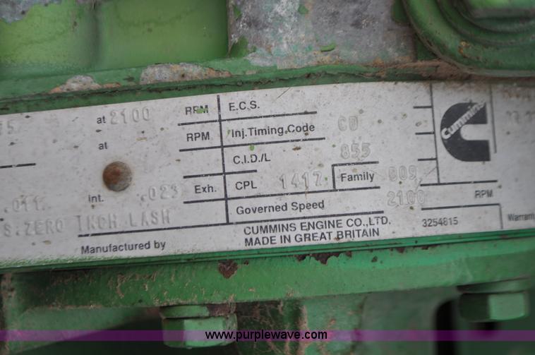 image for item G7428 1994 John Deere 6810 forage harvester