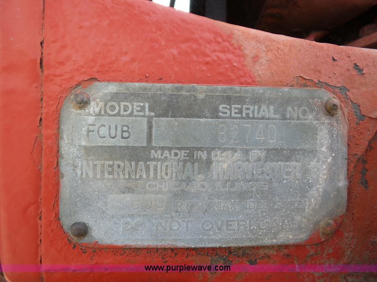 image for item K1671 Mccormick Farmall Cub tractor
