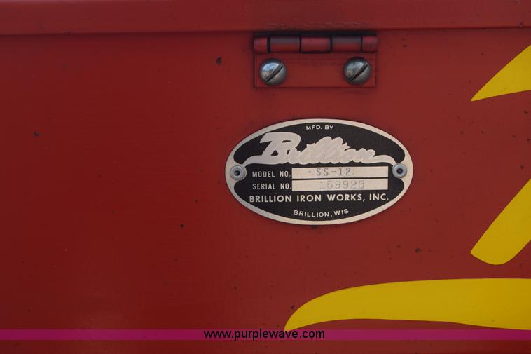 image for item K2818 Brillion SS-12 seeder