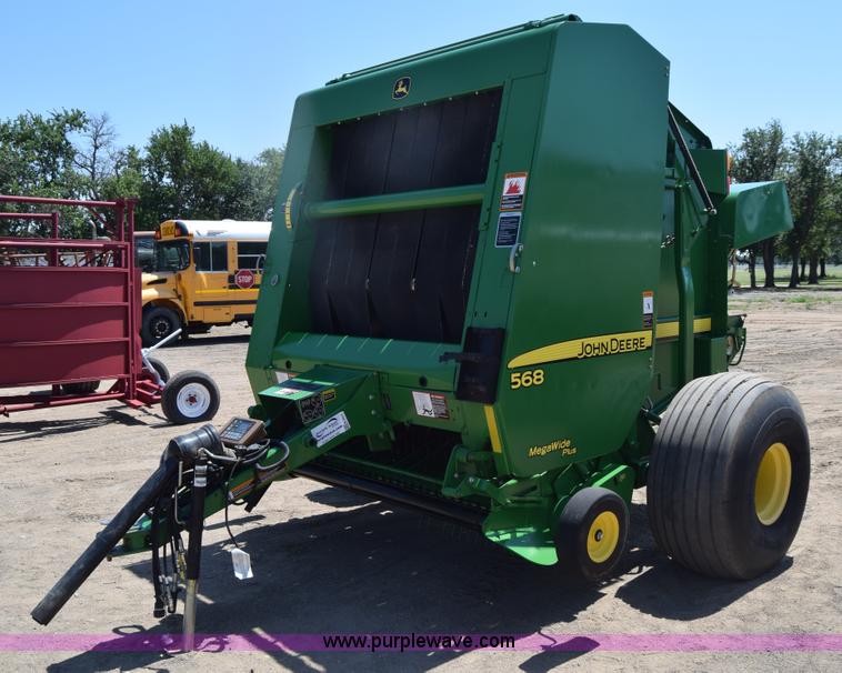 image for item K2844 2012 John Deere 568 round baler