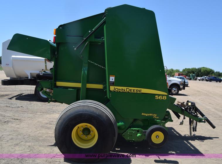 image for item K2844 2012 John Deere 568 round baler