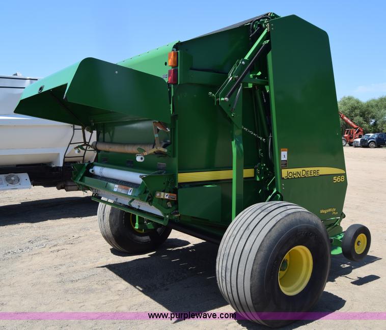image for item K2844 2012 John Deere 568 round baler