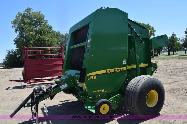 image for item K2844 2012 John Deere 568 round baler
