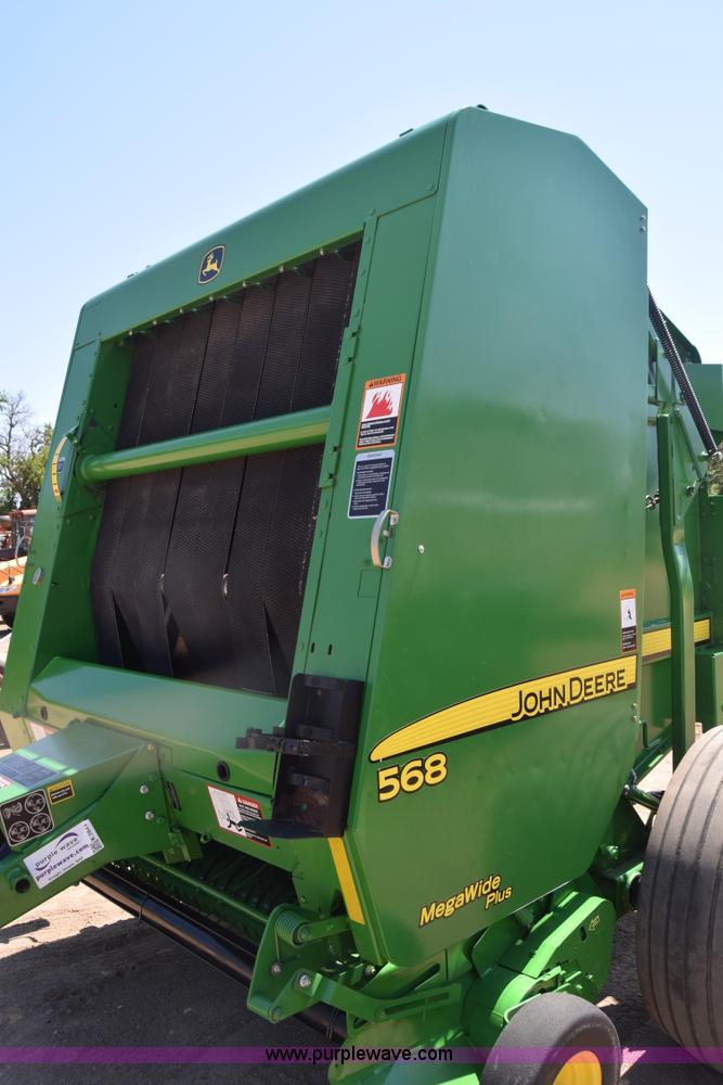 image for item K2844 2012 John Deere 568 round baler