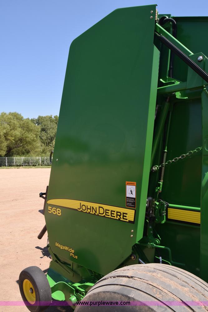 image for item K2844 2012 John Deere 568 round baler