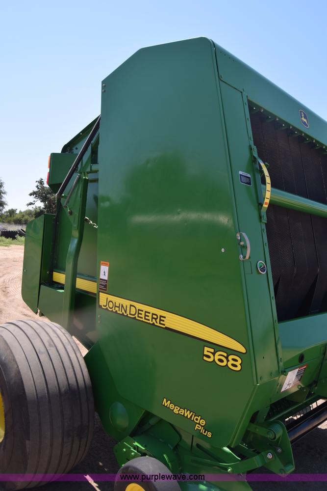 image for item K2844 2012 John Deere 568 round baler