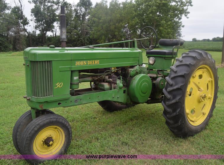 image for item K2860 1953 John Deere 50 tractor