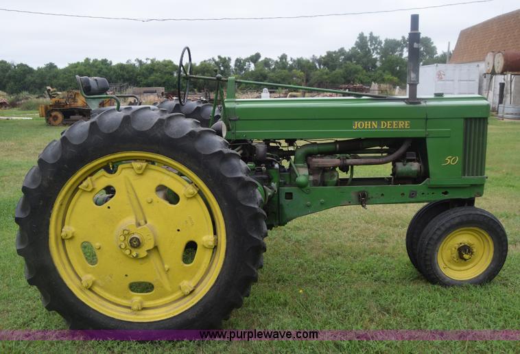 image for item K2860 1953 John Deere 50 tractor