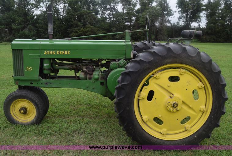 image for item K2860 1953 John Deere 50 tractor