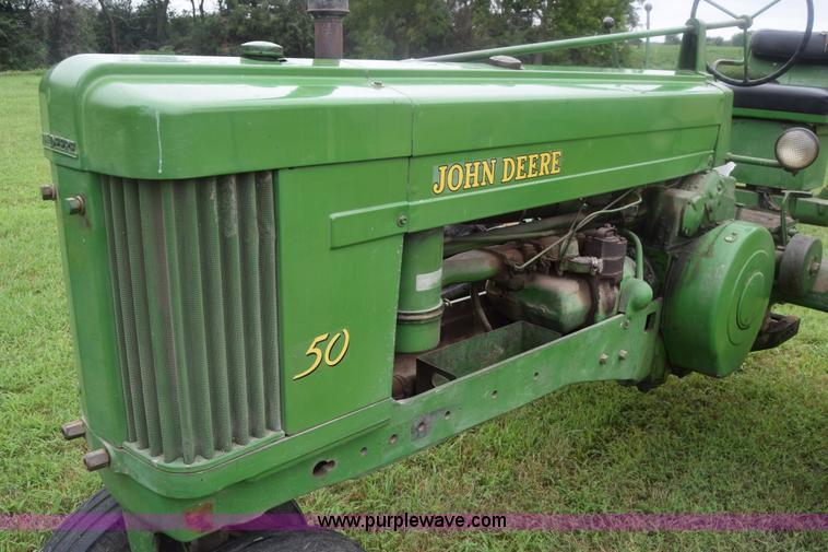 image for item K2860 1953 John Deere 50 tractor