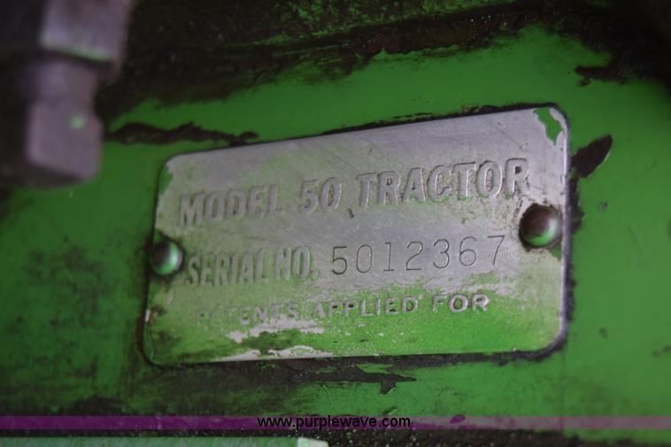 image for item K2860 1953 John Deere 50 tractor