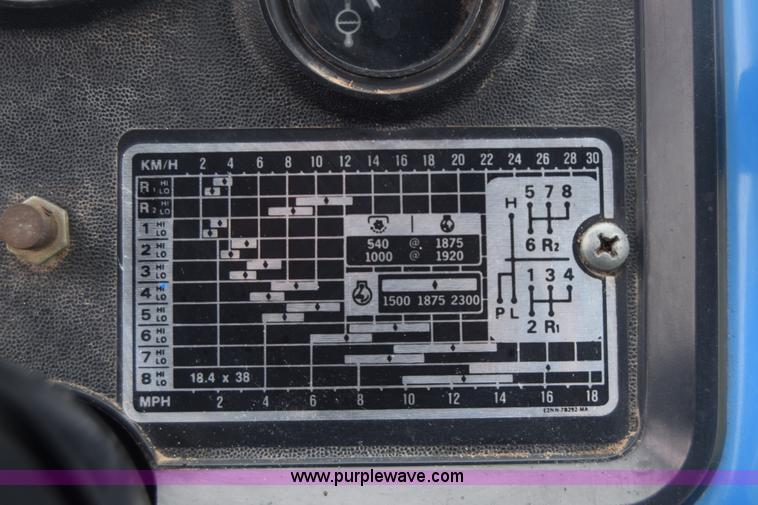 image for item K2872 1996 Ford TW15 tractor