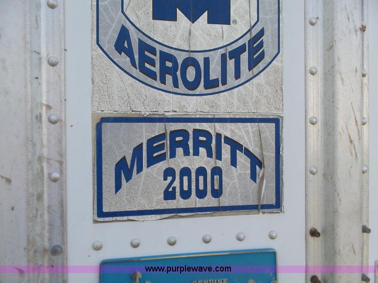 image for item K3136 2000 Merritt grain trailer