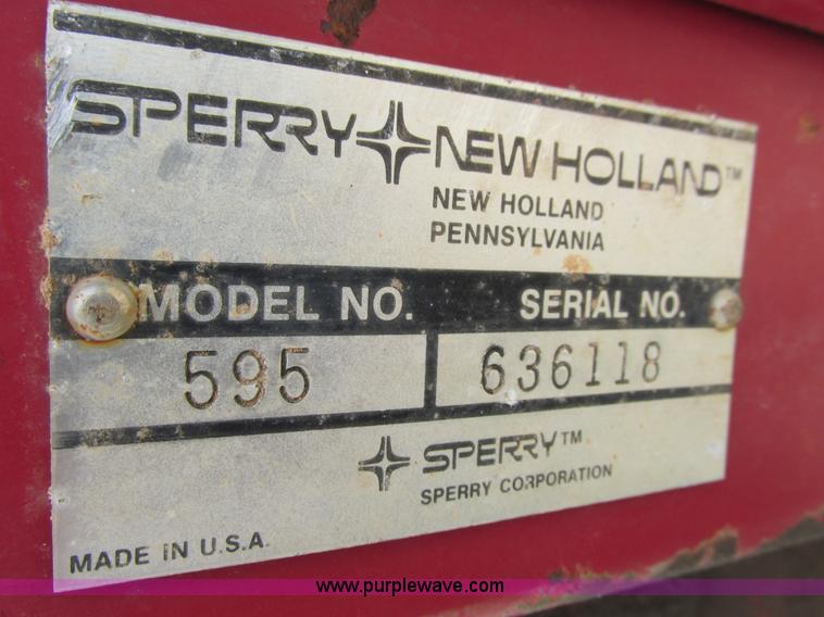 image for item K4088 New Holland Sperry 595 tobacco picker