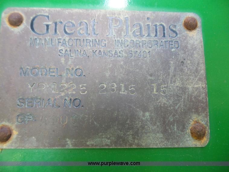 image for item K4646 2005 Great Plains YP1225 no-till planter