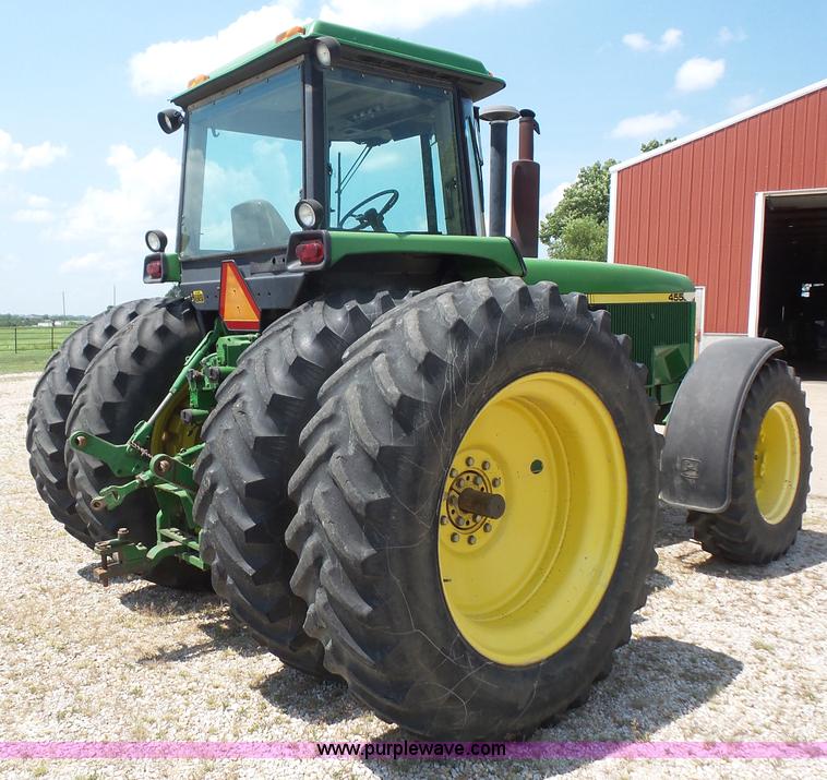 image for item K4676 1990 John Deere 4555 MFWD tractor