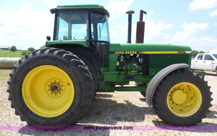 image for item K4676 1990 John Deere 4555 MFWD tractor