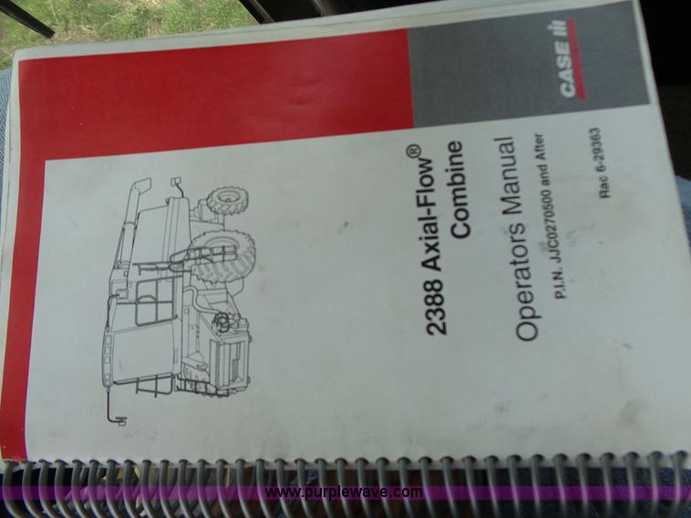 image for item K5265 2004 Case IH 2388 combine